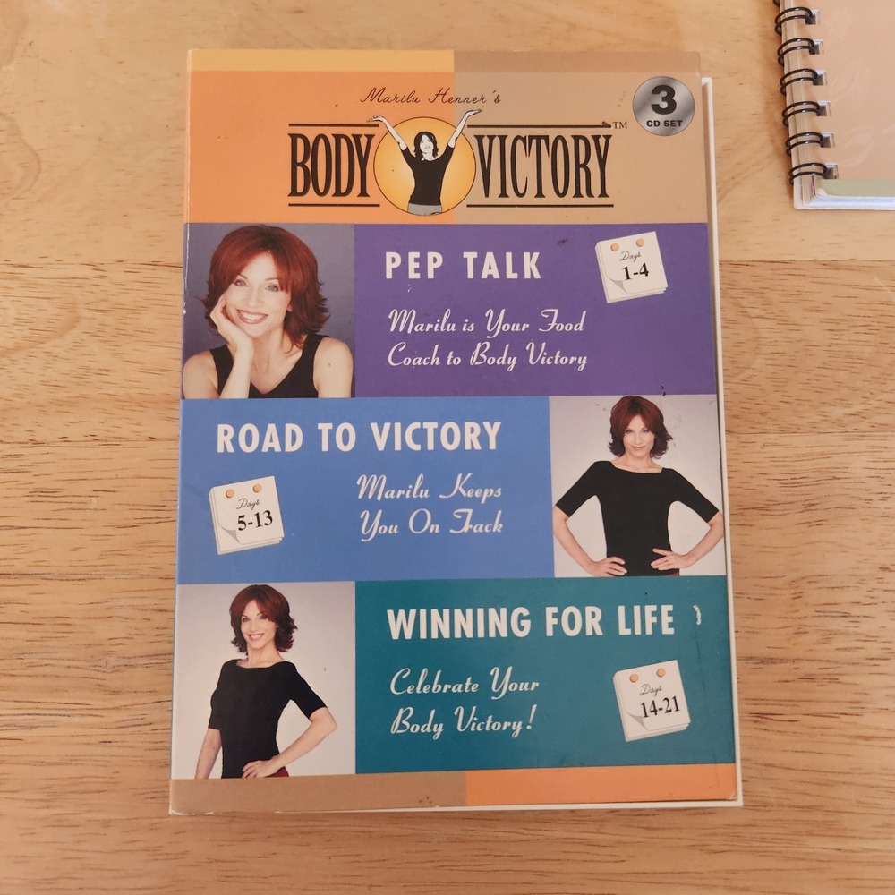 Marilu Henners 2003 Body Victory 3 Cd Set And Cookbook - Picture 2 of 7